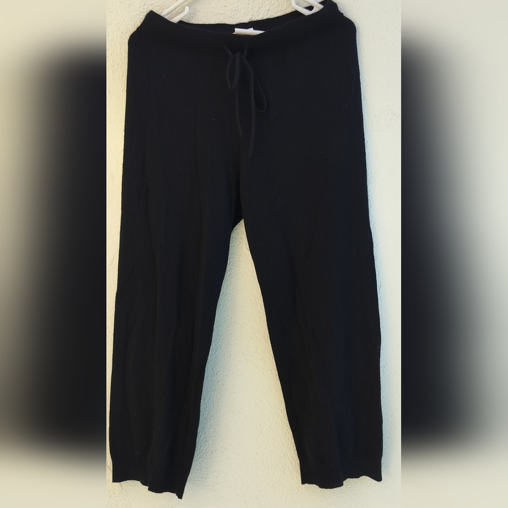 Women Black Drawstring Pants